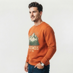 Sudadera Moderna para Hombre con Estampado Gráfico, Ligera, Informal, con Estampados Gráficos Originales, Corte Holgado, Personalizable - Product Image 3