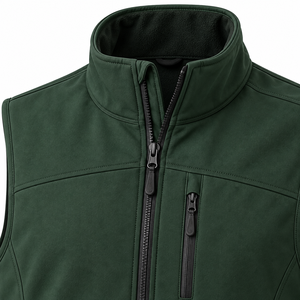 High Quality Soft Shell <b>Vest</b> Fleece <b>Waistcoat</b> for Winter Stand Collar Mountaineering Hiking Softshell <b>Vest</b> - Product Image 3