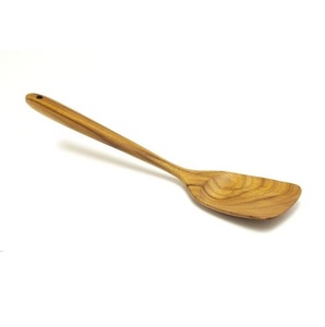 Juego de espátulas de madera de olivo natural, utensilios de cocina de madera para revolver, freír, mezclar, hornear y servir - Product Image 2