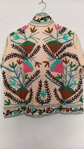 Chaqueta Suzani de Lana Tejida a Mano, Transpirable, Estilo Bohemio, Cuello Redondo, Manga Larga, Estampado Floral para Mujer, Venta Caliente 2026 - Product Image 3