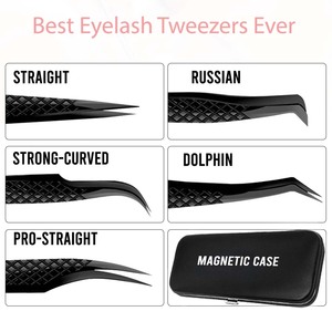 Custom Color Fiber Tip Lash Tweezers Stainless Steel for Beauty Brands Wholesale Export Manufacturer OEM ODM by Bahasa Pro - Product Image 3