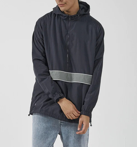 Chaqueta cortavientos impermeable para correr, deportiva, con logotipo personalizado, para hombre, al por mayor. - Product Image 1