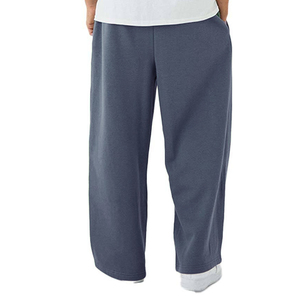 Pantalon de jogging décontracté pour homme en coton gris, taille élastique, coupe large, avec poches latérales, idéal pour l'automne - Product Image 2