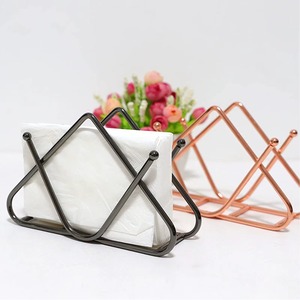 Creative Metal <b>Tissue</b> <b>Holder</b> Unique Stainless Steel Napkin Stand for <b>Kitchen</b> & Parties - Product Image 5