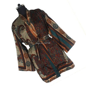 KS013 African Caftan Night Wear Maxi Colorful Design Women Short Kaftan Hippie Boho Dress Vintage Sari <b>Kimono</b> Short <b>Plus</b> <b>Size</b> - Product Image 5