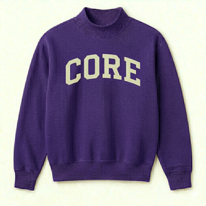 เสื้อสเวตเชิ้ตคอเต่าทรงหลวม ยูนิเซ็กซ์ ผ้าฝ้ายฟลีซ อุ่นสบายสำหรับฤดูหนาว สไตล์ลำลอง สตรีทแวร์ แฟชั่นทุกวัน - Product Image 1