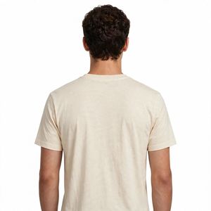 NEXTEX Unisex Elephant <b>Safari</b> T <b>Shirt</b> Cream Soft Cotton Jersey Crew Neck Casual Tee - Product Image 2