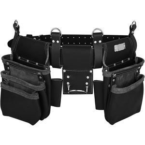 Large Capacity High Quality Top Selling Leather <b>Tools</b> <b>Kit</b> Bag 2025 New Arrival Classic Design Leather Made <b>Tool</b> Bag - Product Image 1