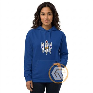 Sudadera con Capucha Personalizada de Sigma Gamma Rho para Invierno y Otoño, con Logotipo Bordado en la Parte Delantera, de Algodón y Felpa, de Alta Calidad para Mujer - Product Image 3