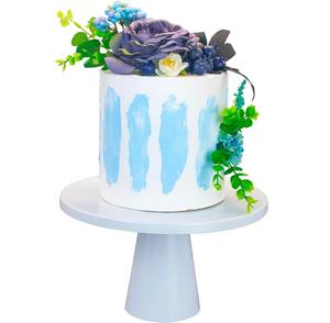 Support de service pour gâteaux de couleur blanche simple, taille personnalisée, forme ronde, support de service pour pâtisseries, desserts, dattes - Product Image 1