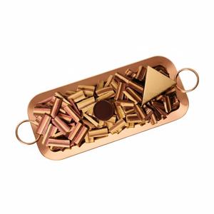 Maravillosa bandeja decorativa para chocolate de diseño excepcional, bandeja de metal de calidad de lujo para servir chocolate, para uso en el hogar, hoteles y restaurantes. - Product Image 4