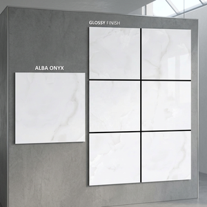 กระเบื้องปูพื้นพอร์ซเลนเคลือบเงาเมทัลลิก Vistaar ขนาด 800x800 มม. พร้อมการรับประกัน 4 ปี หนา 10 มม. ลายหินอ่อนสไตล์ร่วมสมัย - Product Image 2