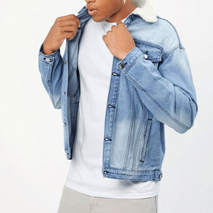 OEM Custom New Design <b>Jean</b> <b>Jacket</b> Long Sleeve Denim <b>Jacket</b> For Men High Street Style Men's Denim <b>Jacket</b> - Product Image 6