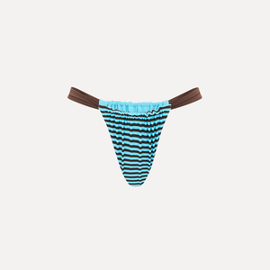Nuevo Conjunto de Bikini de 3 Piezas, Tejido Sencillo, con Franja Lateral, 100% Poliéster Ecológico de Secado Rápido, Trajes de Baño y Ropa de Playa para Mujer - Product Image 6