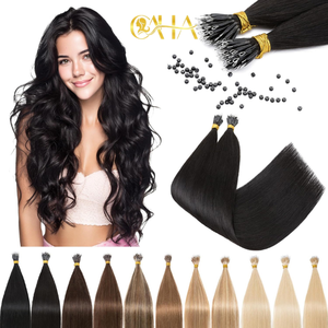 Extensions de cheveux naturels Remy vietnamiens I-Tip pour usage professionnel en salon, 100g, colorées, fixation Nano Ring, pointes doublement tirées, OEM ODM - Product Image 6