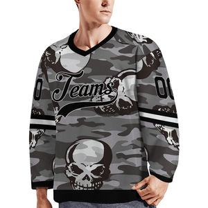 Uniforme de Hockey sobre Hielo Personalizado OEM Unisex, Poliéster de Secado Rápido, Transpirable, Sublimado, Ropa Deportiva de Alto Rendimiento - Product Image 3