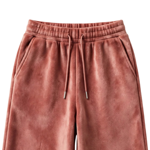 Conjunto de chándal de terciopelo para mujer, sudadera corta con cremallera, pantalones de pierna ancha, conjunto de dos piezas, ropa informal de calle, ropa de descanso, conjunto a juego, venta al por mayor - Product Image 6