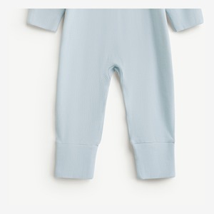 Combinaison bébé ajustée en modal côtelé, mignonne et écologique, à manches longues avec boutons-pression pour nouveau-né garçon, ODM Ho Chi Minh City - Product Image 4