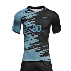 Custom Sublimation Soccer Shirts Breathable Soccer Uniform Sets Quick Dry Football T-shirts Soccer Kits With Pockets For <b>Men's</b> - Product Image 4