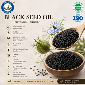 Premium <b>Black</b> <b>Seed</b> <b>Oil</b> Cold Pressed - For Skincare Cosmetics & Aromatherapy Formulations - Bulk Supplier Manufacturer from India - Product Image 2