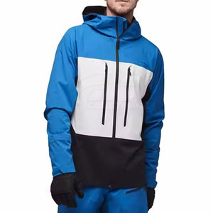 Custom <b>Men</b> Winter Windproof Waterproof Breathable Eco Friendly Zipper Snowboard Ski Suit <b>Jacket</b> Outerwear <b>Lightweight</b> Hooded - Product Image 6