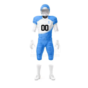 Uniforme de Fútbol Americano Juvenil, Conjunto Completo Personalizado, Diseña Tu Propio Uniforme de Fútbol, Kits de Uniformes Deportivos para Hombre, Ropa de Práctica, Uniforme de Baloncesto - Product Image 3