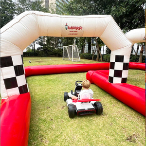 <span class=keywords><strong>Circuito</strong></span> de Carreras Inflable Personalizado, Pista de Go Karts Inflable, Pista de <span class=keywords><strong>Karting</strong></span>, Go Karts en Venta - Rojo - Product Image 2