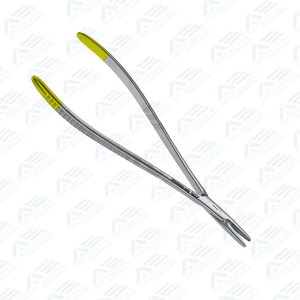 Porte-aiguille Langenbeck 20 cm, largeur avec inserts en carbure de tungstène, pour usage dentaire, vétérinaire et chirurgie générale - Product Image 5