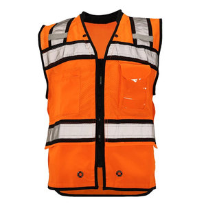 Men Road Construction High Visibility Working Wear <b>Jackets</b> Reflective Tape Safety <b>Workers</b> Breathable Vest <b>Jackets</b> - Product Image 2