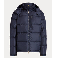 Veste matelassée à capuche noire pour homme, imperméable, respirante, réversible, anti-UV, écologique, chaude pour l'hiver, fermeture éclair, style décontracté