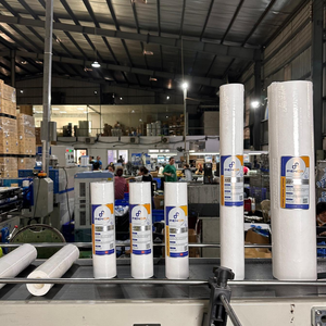 Penca fábrica al por mayor PP sedimento cartucho de filtro de hilo de algodón PP derretir cartucho de filtro soplado para tratamiento de filtro de agua - Product Image 1