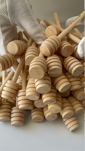 Wooden Nectar Dipper Stick Honey Drizzle <b>Spoon</b> Natural Bee Honey Stirring Tool for Gourmet Kitchen and Dining Collection - Product Image 5