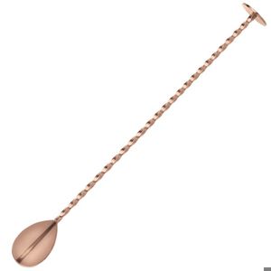 Cuillère à bar en métal pour cocktails, agitateur à long manche, ustensile de mélange de boissons, équipement professionnel pour barman, vente en gros d'articles de bar A - Product Image 4
