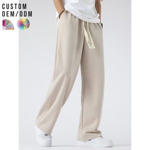 Pantalones de Algodón para Hombre, Ligeros, Cintura Elástica, Casuales, para Trabajo, Cómodos, Transpirables, Impermeables, Protección UV, Duraderos, Personalizados - Product Image 1