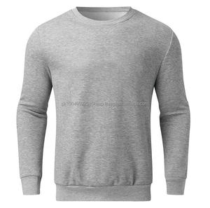 Venta al por mayor en blanco 380gsm Unisex francés Terry algodón cuello redondo sudadera sólida sudaderas con capucha para hombres térmica Unisex sudaderas con capucha - Product Image 1