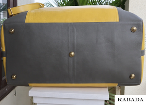 Sac de voyage en cuir véritable avec logo personnalisé sac de voyage en cuir pleine fleur vintage pour hommes sac de voyage Weekender de nuit - Product Image 4