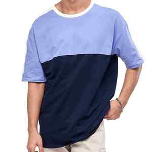 Camiseta Extra Grande Personalizada Premium para Hombre, Diseño de Dos Tonos, Estilo Urbano, 100% Algodón Pesado, Hombros Caídos, Manga Corta - Product Image 5