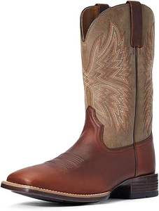 Bottes de cowboy en cuir personnalisables professionnelles pour l'équitation, imperméables, style western, hautes - Product Image 6