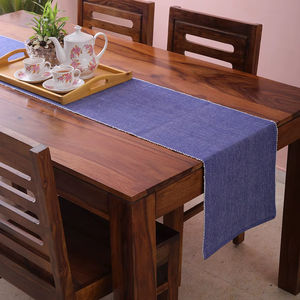 100% Cotton Customizable Woven Jacquard Anti-Slip Vintage Striped Traditional Wedding Home Tamil Nadu RIB Table Runner - Product Image 1