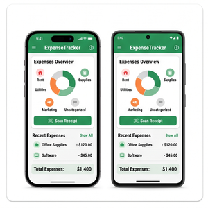 Aplicación de Contabilidad Empresarial Royalcraft – Facturación, Control de Gastos, Facturación GST, Gestión Financiera ios/android - Product Image 3