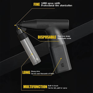 Portable Electric Gravity Feed ABS <b>Spray</b> Gun Battery Powered Handheld Paint Sprayer DIY Home Repair Decoration Artwork USB 0.3mm - Product Image 2
