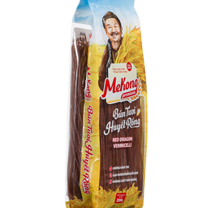 วุ้นเส้นข้าวแดงพรีเมียม 200 กรัม ปลอดจีเอ็มโอ ไม่มีบอแรกซ์ บะหมี่ข้าวแห้ง รับผลิตแบบ OEM แบรนด์ส่วนตัว ผู้ผลิตจากเวียดนาม - Product Image 1