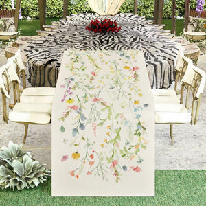 Premium 100% Cotton <b>Table</b> <b>Runner</b> - Modern Geometric Embroidered Dining Decor - Elegant Long <b>Cloth</b> <b>for</b> Kitchen & Party <b>Tables</b> - Product Image 6