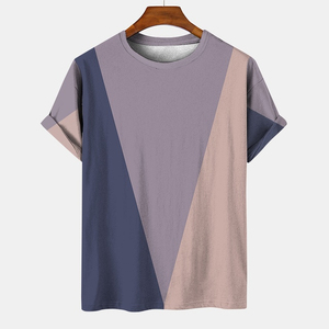 T-shirt sportif respirant à manches courtes et col rond pour homme, coupe classique, imprimé numérique, 100% coton jersey tricoté 320g - Product Image 6