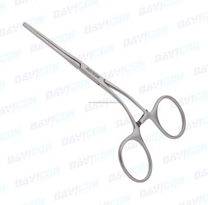 คีมตัดหนวดคิ้วโค้งตรง Cooley Neonatal Cl รุ่น ANG Shanks ขนาด 5 นิ้ว |   เครื่องมือผ่าตัดสแตนเลส - Product Image 4