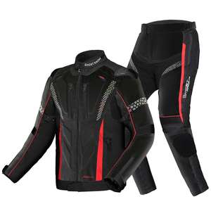 Combinaison de course en polyester haut de gamme, séchage rapide, personnalisable, imperméable, pour moto, veste et pantalon, ensemble de course deux pièces pour l'extérieur - Product Image 2