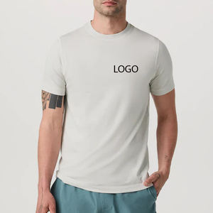 Prix d'usine pour les commandes en gros – T-shirt homme au design élégant avec logo personnalisé, séchage rapide, matière douce et confortable, modèle 2026 – Prix abordable - Product Image 1
