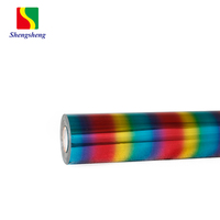 SHENGSHENG Yüksek Kalite Toptan Çok Renkli Holografik Sıcak Baskı Folyosu Kağıt İçin PET Malzeme