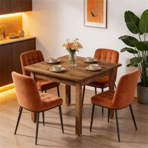 Tavolo da Pranzo Quadrato per Cucina, Soggiorno e Zone Pranzo - Product Image 2