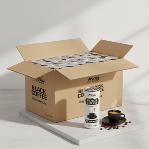 OEM/ODM Café Americano Negro Enlatado de 170 ml, Extracto de Café 100% Puro, Sin Azúcar, Bebida Baja en Calorías, Marca Privada - Product Image 2